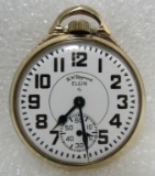 BW RAYMOND ELGIN POCKET WATCH 571 RR 21 JEWEL