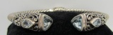 ANNIKA WITT BLUE TOPAZ STERLING SILVER BRACELET