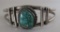 WATERWEB TURQUOISE CUFF BRACELET STERLING SILVER
