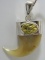 MOUNTAIN LION CLAW & 22K GOLD NUGGET PENDANT