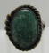 GEM TURQUOISE RING STERLING SILVER SIZE 8