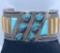 105 G PANTEAH STERLING NAVAJO TURQUOISE BRACELET