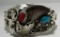 THOMPSON BEAR CLAW CUFF BRACELET STERLING SILVER