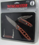2009 WINCHESTER 3PC KINFE SET NEW OLD STOCK