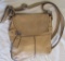 GENUINE FOSSIL PURSE TAN LEATHER HANDBAG