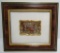 ITALY MINIATURE ART PAINTING STERLING SILVER SCENE