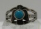 FRED HARVEY ERA TURQUOISE RING STERLING SILVER