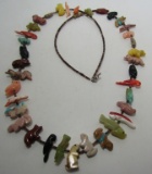 37 CARVED STONE FETISH NECKLACE 34