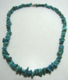 NATIVE TURQUOISE BEADED STRAND NECKLACE