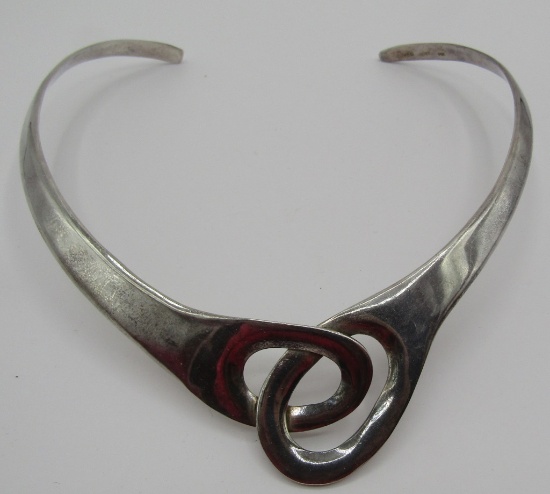 TC-86 TAXCO COLLAR NECKLACE STERLING SILVER 56GRAM