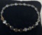 14K SOLID GOLD HEMATITE HEART BEAD BRACELET
