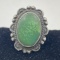 1950S FRED HARVEY STERLING NAVAJO TURQUOISE RING