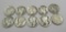 10 SILVER US MERCURY DIME COINS