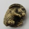 ARTIST SIGNED & CARVED RABBIT NETSUKE