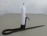 HAND WROUGHT STICKING TOMMY MINERS CANDLE HOLDER