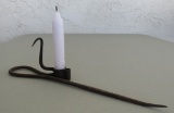 HAND WROUGHT STICKING TOMMY MINERS CANDLE HOLDER