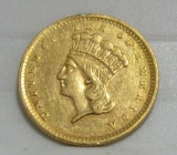 1856 US 1 DOLLAR GOLD COIN