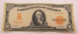 1907 CRISP 10 GOLD DOLLAR NOTE FR1167 UNC