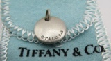 TIFFANY &CO H CHARM STERLING SILVER BRACELET CHAIN