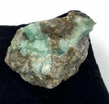 EMERALD AND PYRITE VEIN MINERAL NUGGET GEMSTONE