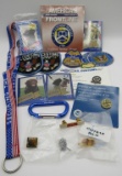 ASSORTED US CUSTOMS BADGES PINS AND PATCHES
