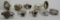 10 RING, ALL STERLING SILVER SIZE 8 COLLECTION LOT