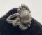 VINTAGE STERLING NATIVE AMERICAN CONCHO RING