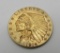 1914 USA 2 1/2 INDIAN DOLLAR GOLD COIN