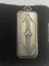 ANTIQUE MASONIC STERLING CARD HOLDER PENDANT