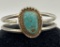 STERLING TURQUOISE NATIVE AMERICAN BRACELET