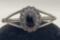 NATIVE AMERICAN STERLING ONYX BRACELET