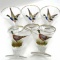 HANDPAINTED 3d DUCK HUNTING COCKTAIL GLASSES BIRDS