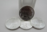 ROLL OF 20 PURE SILVER ROUND COINS