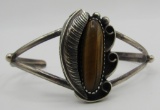 MARIANO TIGER EYE CUFF BRACELET STERLING SILVER