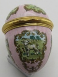 CARTIER EASTER EGG ENAMEL HALCYON DAYS TRINKET BOX