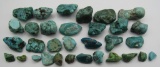 74 GRAM LOT TURQUOISE NUGGET COLLECTION