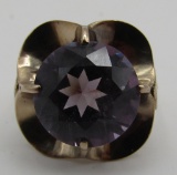14K GOLD 4.5CT ALEXANDRITE RING SIZE 7