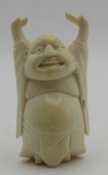 VINTAGE ESTATE CARVED IVORY BUDDHA