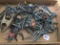 Box of Corner Clamps and Other Clamps
