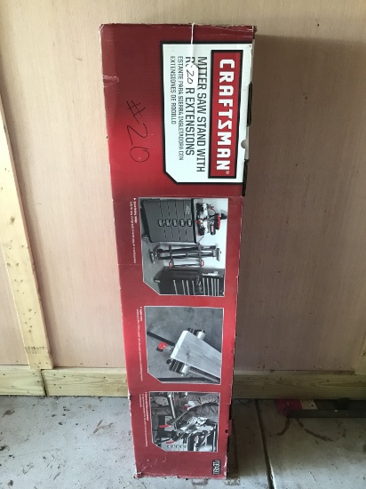 Craftsman Miter Saw Stand with Roller Extension-New in Box