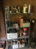 Metal Shelf and Contents-Glue Sprays and More