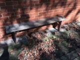 Wood Primitive Style Bench