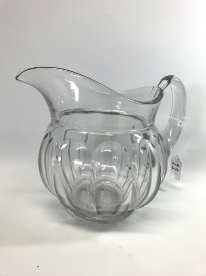 Heisey Colony Pattern 8.5"T. Water Pitcher W/Applied Handle