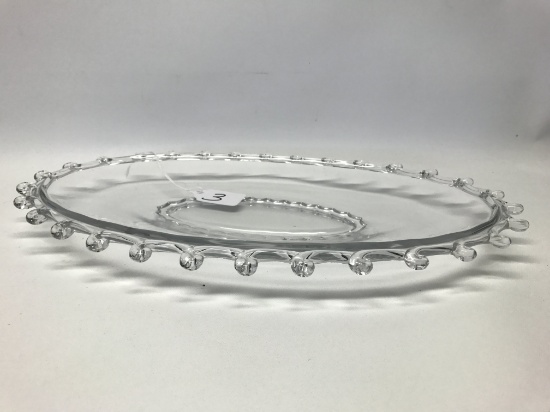 Heisey Lariat Pattern 15" Oval Platter