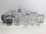 (11) Beer Glasses Up To 7