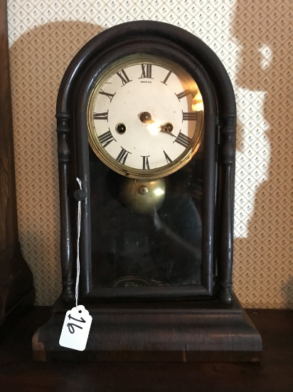 Late 1800's Rounded Top Mantle Clock