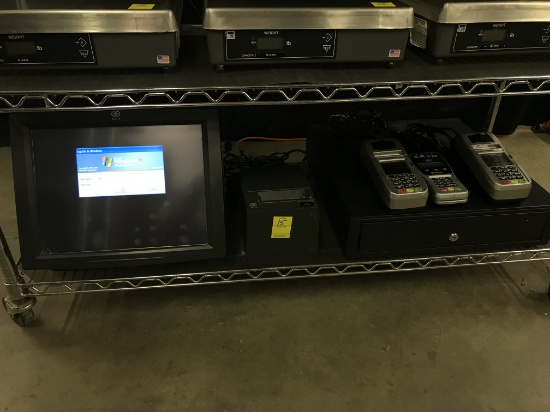 NCR P1530 POS Terminal with Printer and Cash Drawer