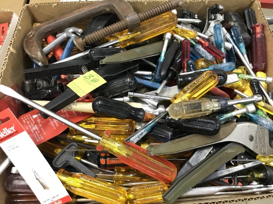 Large Box of Hand Tools