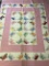 Hand Stitched Butterfly Quilt Is Appox. 74