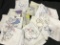 Lot Of (10) Vintage Embroidered Towels W/Days Of Week & Other Embroidered Items